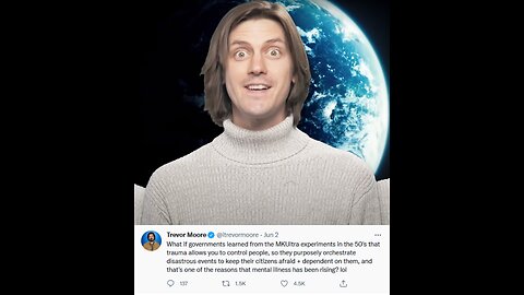 Having a laugh at the illuminati's expense.