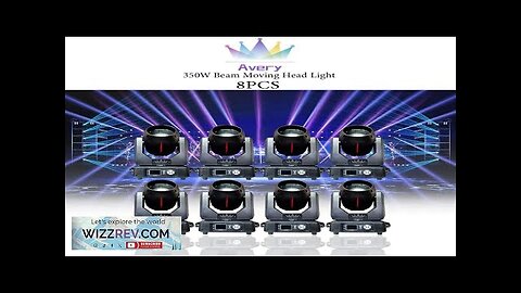 No Tax 8Pcs Moving Head Light 350W Projector Stage Light Effect Review