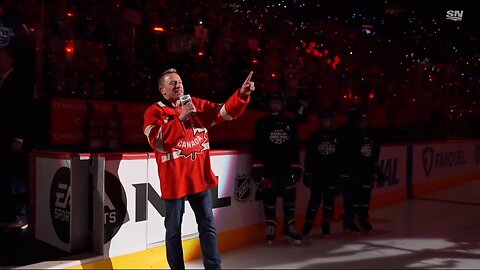 4 Nations Face-Off - Canada vs USA Intro & National Anthem