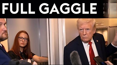 FULL AIR FORCE ONE GAGGLE: Trump Gives His Merciless Take On No Kings Protests, Mamdani, And More