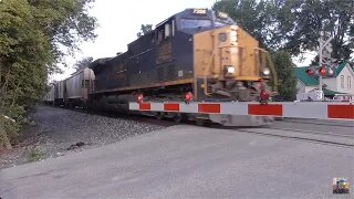 CSX Trains from Creston, Ohio August 24, 2024 Part 1