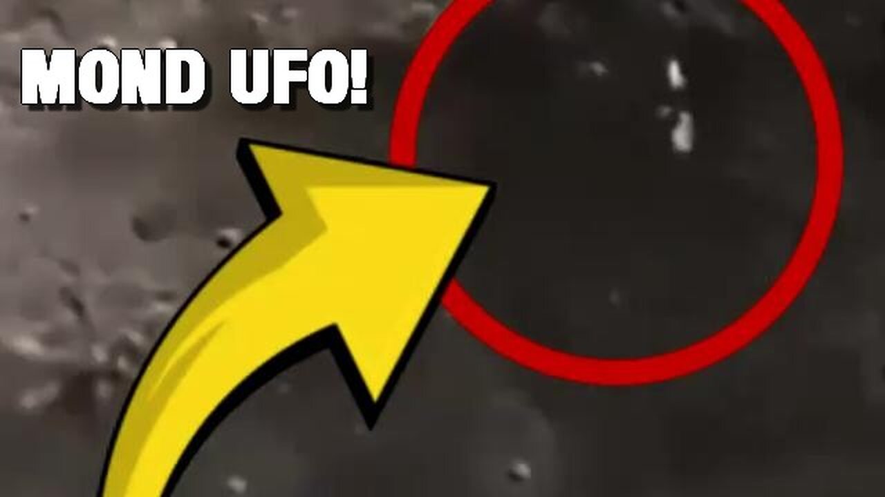 Amateurastronom filmt Ufo am Mond das riesigen mobilen Kommandoturm verläßt