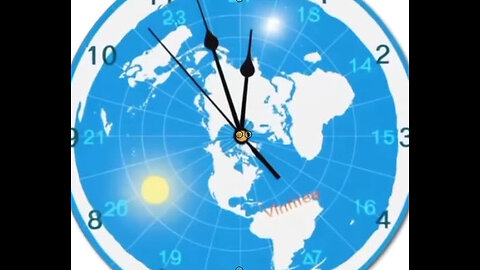 TIME ZONES ON FLAT EARTH!