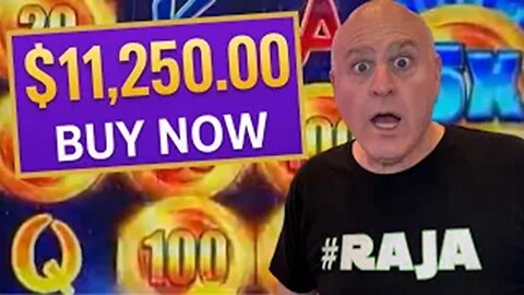 $11,250/SPIN BUY-A-BONUS SLOTS IS COMPLETELY NUTS!