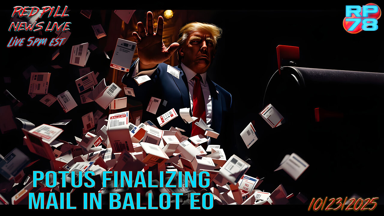 Trump's Plan to Ban Mail-In Ballots: The 2026 Game-Changer? - Red Pill News Live