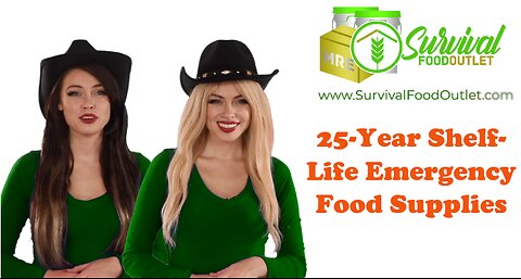 Invest In Emergency Survival Food Supplies with a Shelf Life of 25 Years with Survival Food Outlet