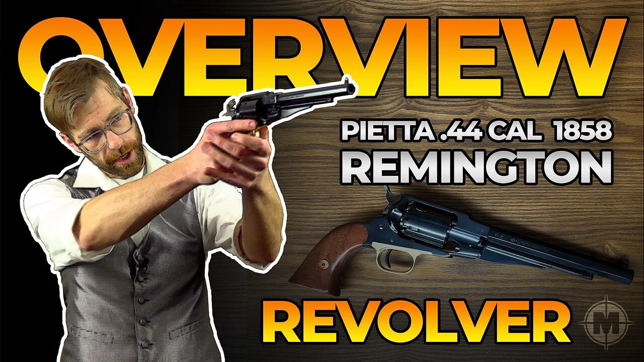 Pietta™ 1858 Remington Texas Nickel Black Powder Revolver | .44