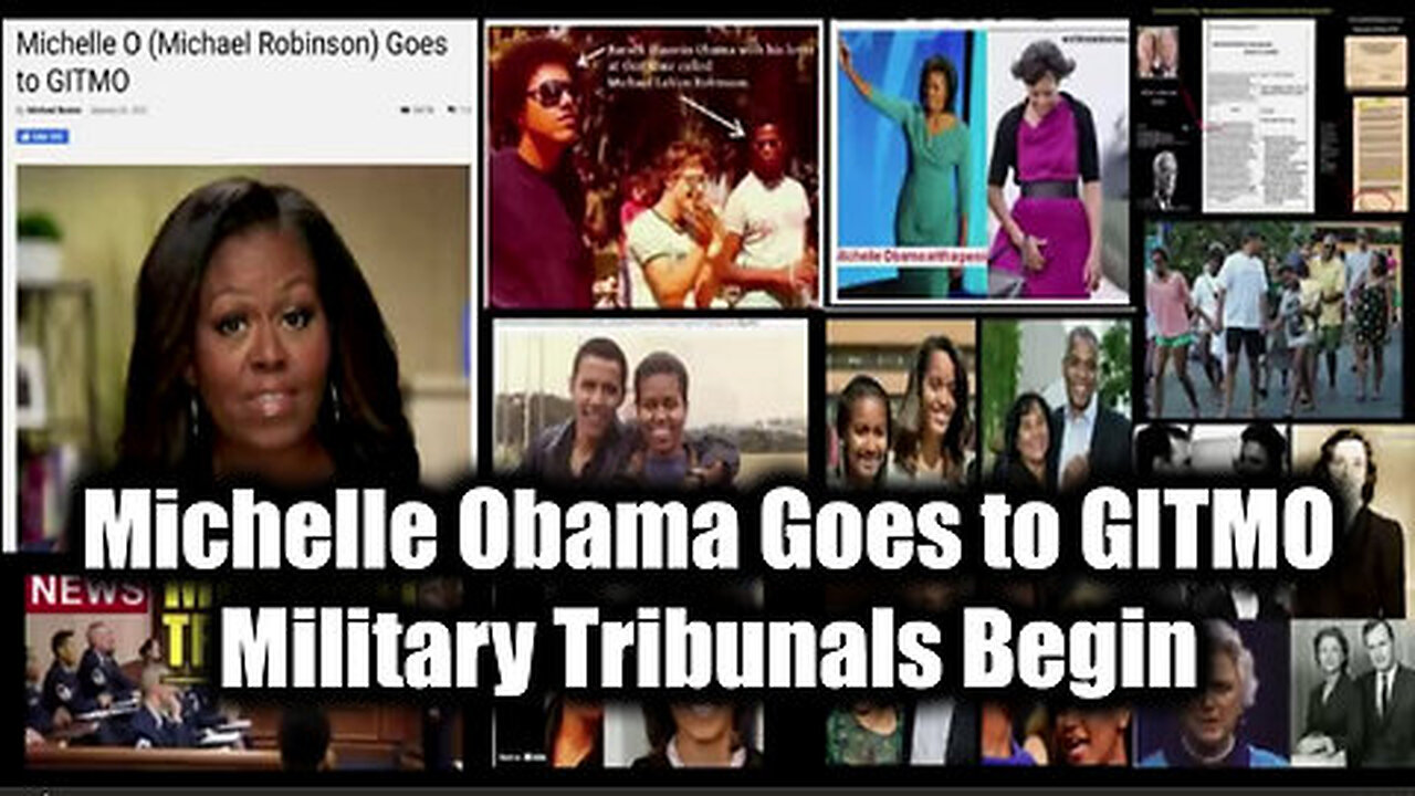 Michelle Obama Goes to GITMO - Military Tribunals Begin (Video)