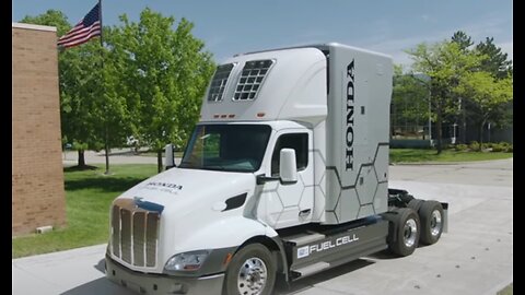 Honda Class 8 Hydrogen Fuel Cell Truck Concept