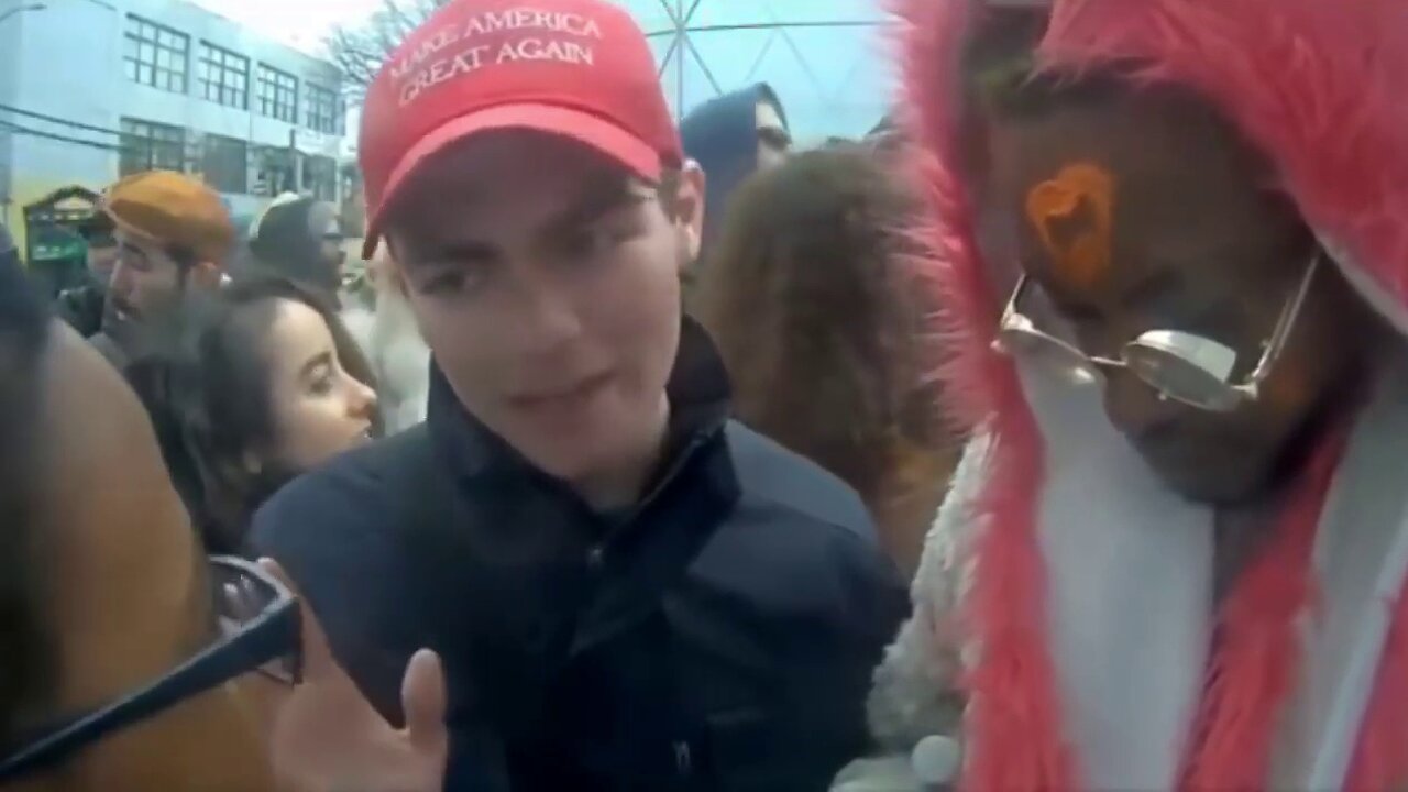 Nick Fuentes at He Will Not Divide Us (2017)