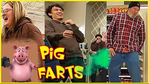 FARTING LIKE A PIG (Part 3) 🐷💩 Funny Fart Prank! 🐖💨