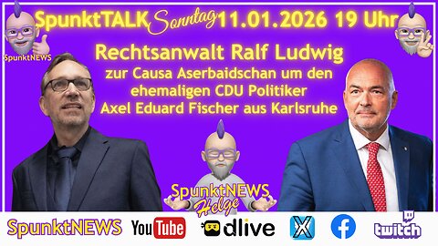 SpunktTALK mit RA Ralf Ludwig zur Causa Axel Fischer und Aserbaidschan Korruption Prozess gegen ihn