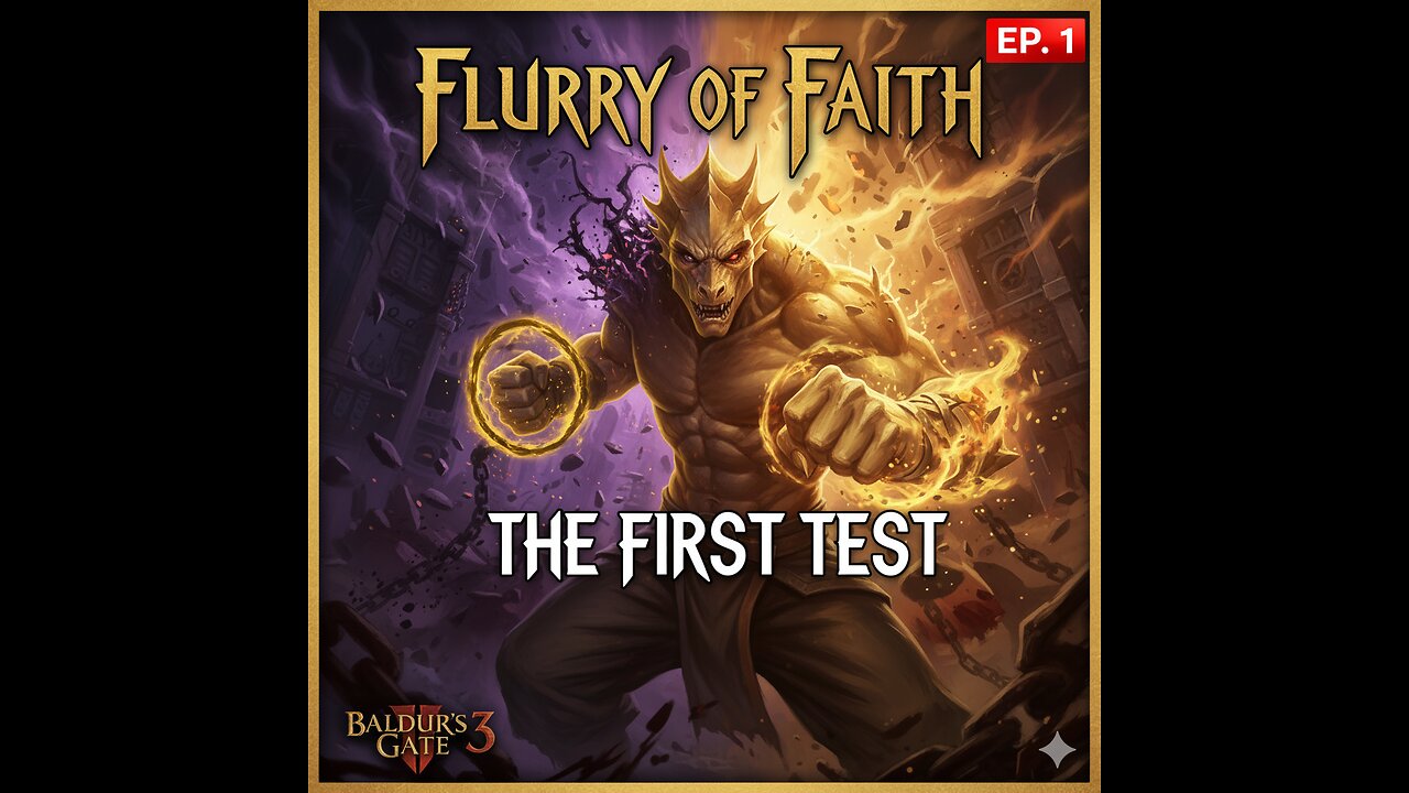 FLURRY OF FAITH #1: The Bloodied Blade & The Monk's First Test of Will