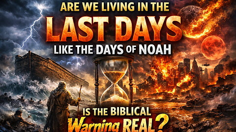 Are We Living In The LAST Days Like The Days Of Noah - Is The BIBLICAL Warning REAL?