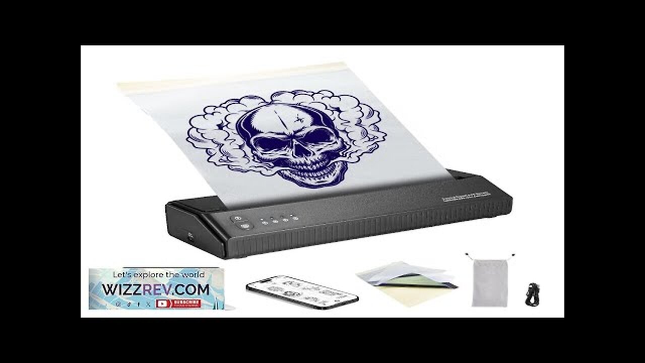 VEVOR Tattoo Stencil Printer Wireless Bluetooth Tattoo Printer Transfer Stencil Machine Review