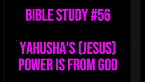 Good Morning ☀️ Bible Study #56 Jesus' Power Is From God #ASL #deaf #signlanguage