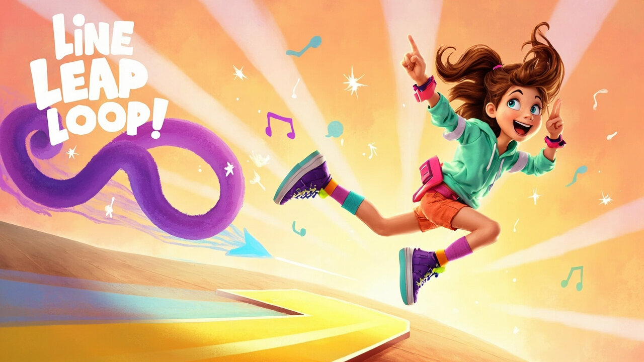 Line Leap Loop (Kids Dance Song) | Wiggle Wednesday