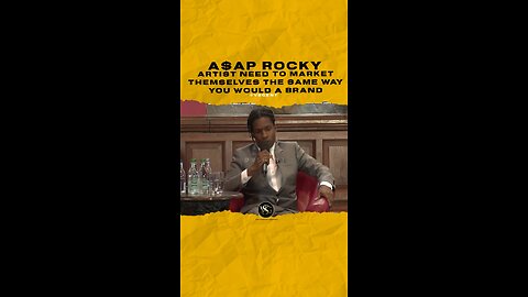 @asaprocky Artist Need to market themselves the same way you would a brand