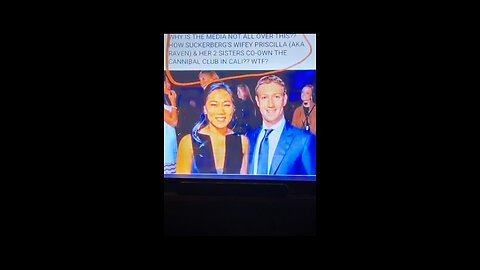 Cannibal Mark Zuckerberg, and his wife