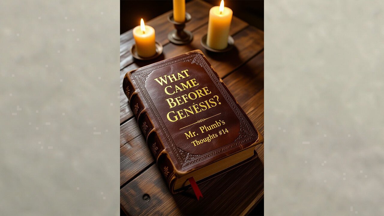 What Came Before Genesis? Mr. Plumb’s Thoughts #14