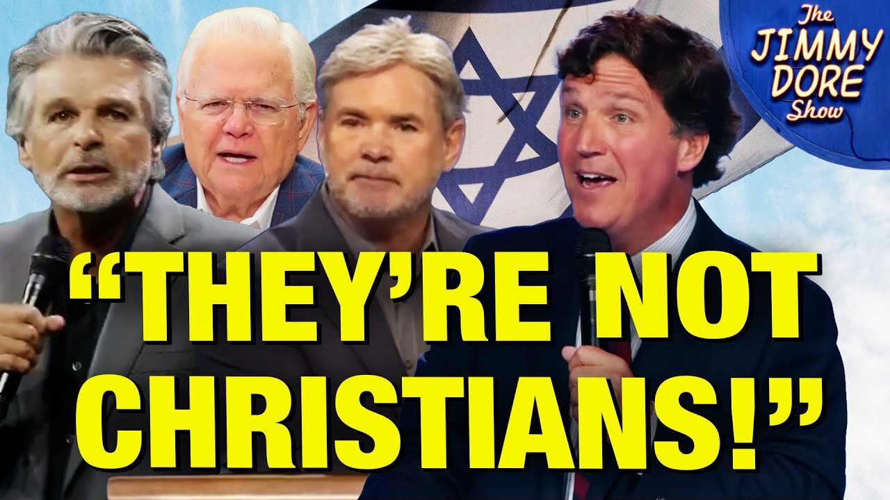 Tucker Carlson CALLS OUT Fake Pastors - For Supporting Israeli Genocide
