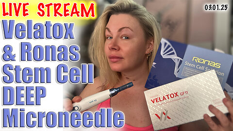 Live Deep Microneedle w Velatox + Ronas Stem Cells, AceCosm.com | Code Jessica10 Saves you Money