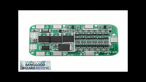 DC 24V 15A 6S PCB BMS Protection Board For Solar 18650 Li-ion Review