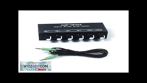 HAM-HP204 Stereo Audio Mixer Distributor Signal Selector 2 Input 4 Output 5X Review