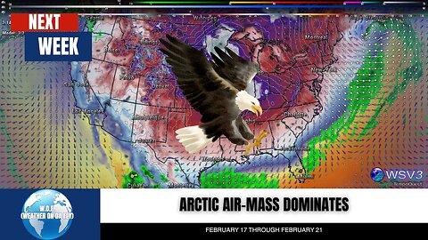 🚨 Feb 17-21: Arctic Front Brings Big Chill & Thunderstorm Risks!