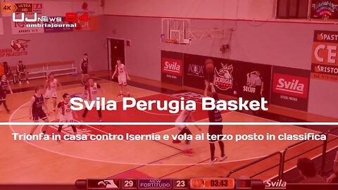 Svila Perugia Basket, trionfa in casa contro Isernia e vola al terzo posto in classifica