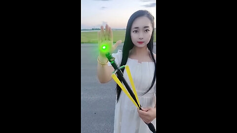 Children's laser slingshot