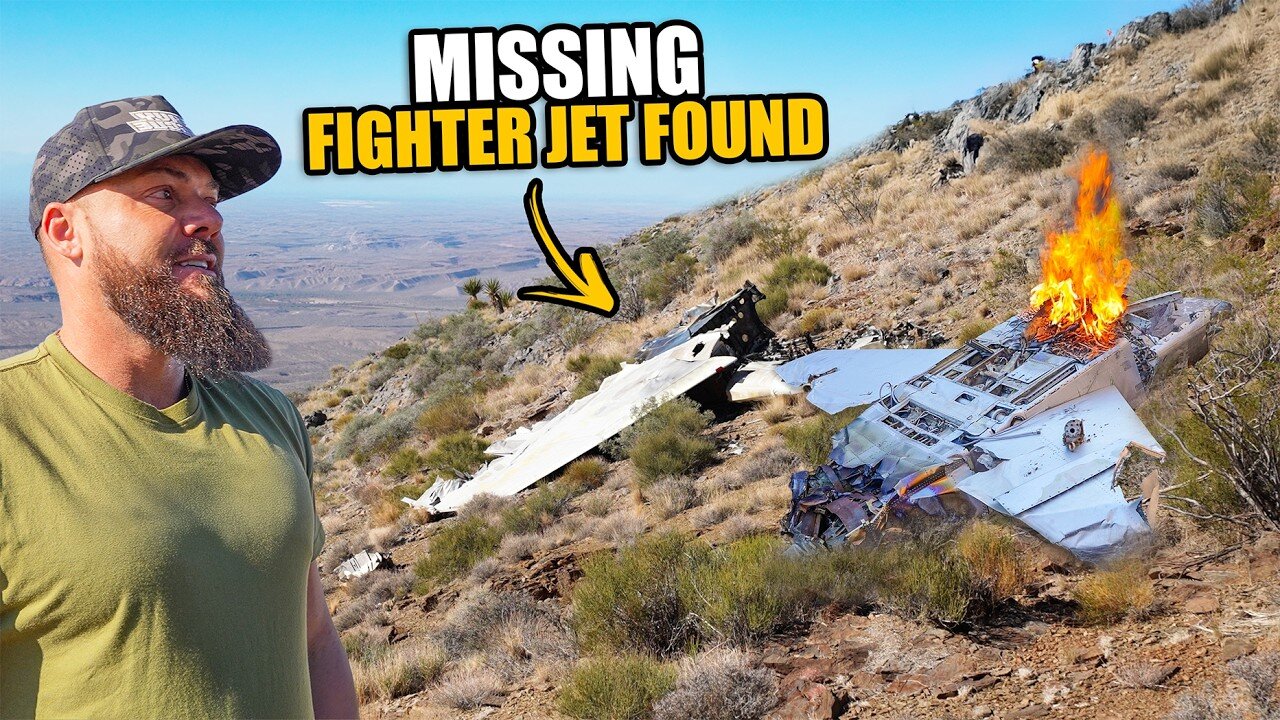 We Found TWO Crashed Air Force Jets Hidden Deep in the Desert…
