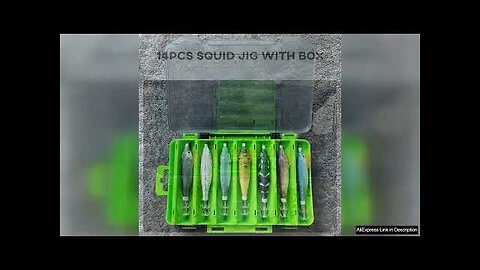 Fishing Lur 14PCS Fishing Wood Shrimp Luminous Squid Octopus Cuttlefish Bait 3D Review