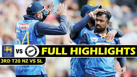 Full Highlights | Sri Lanka Vs New Zealand | 3rd T20 Match 2024 | Sl Vs Nz