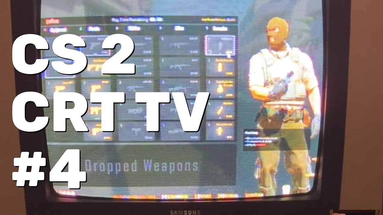 Counter Strike 2 Gameplay Part 4 - CRT Gaming