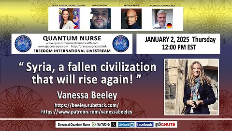 Featured Guest: Vanessa Beeley - Syria, a fallen civilization that will rise again!- w/ Special Guest Hosts Drago Bosnic & Kevin Jenkins