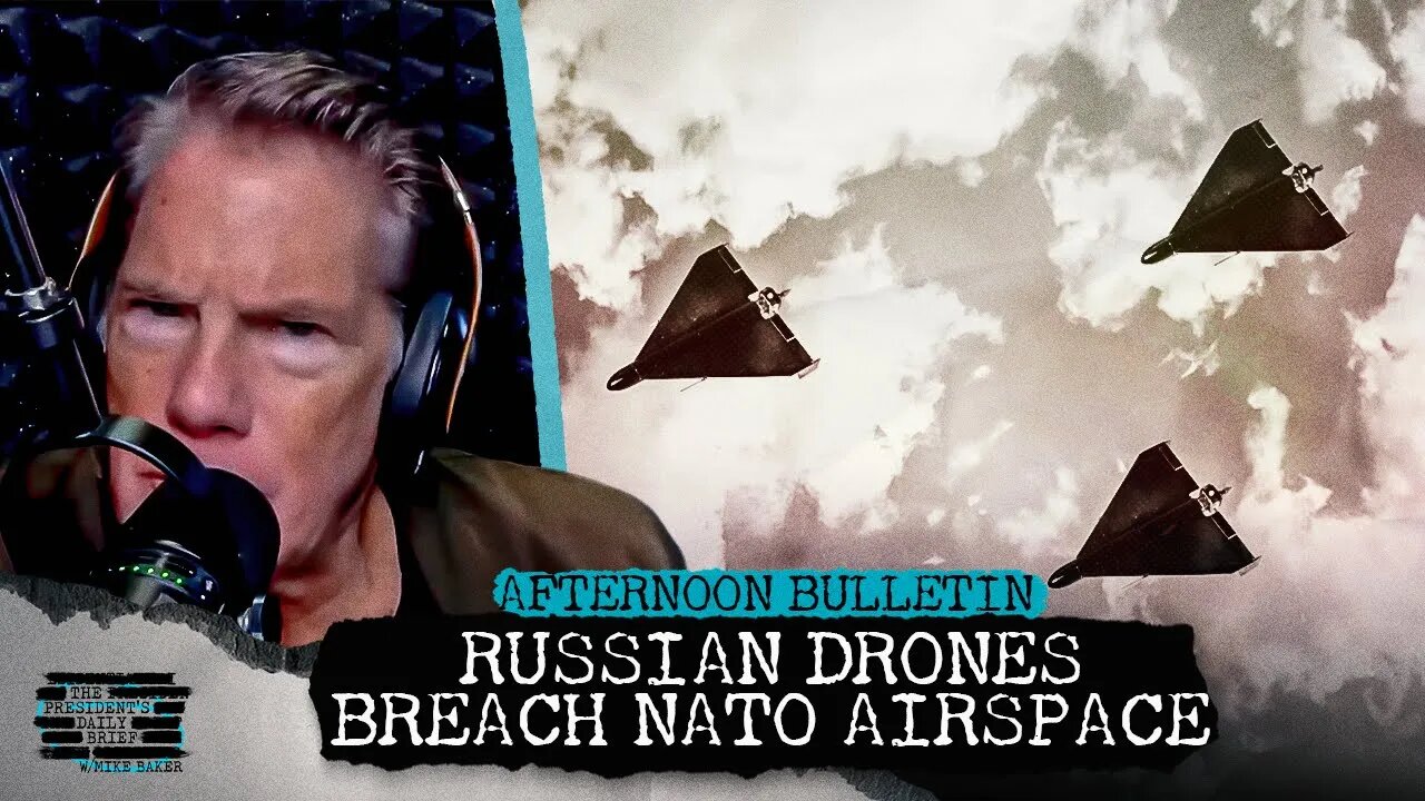 NATO Jets Scramble As Russian Drones Penetrate Alliance Territory