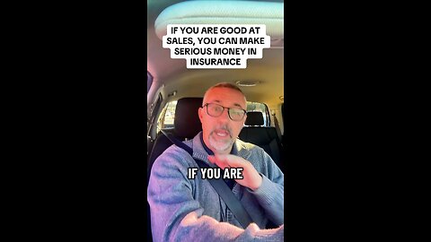 INSURANCE SALES IS A VERY PROFITABLE LONG TERM CAREER