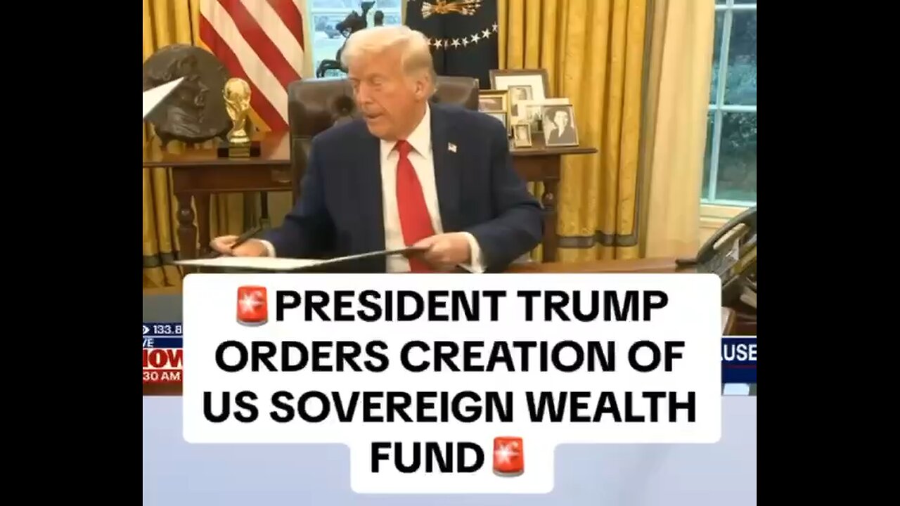 Trump Signs EO Creation Of US Sovereign Wealth Fund