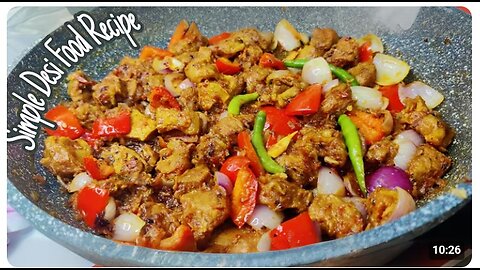 Simple Desi Food Recipes | Mutton Pepper Roast Recipe | Mutton Sukka | Mutton Masala Recipe #recipe