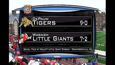 November 13, 2010 - 'Monon Bell Memory' : DePauw vs. Wabash