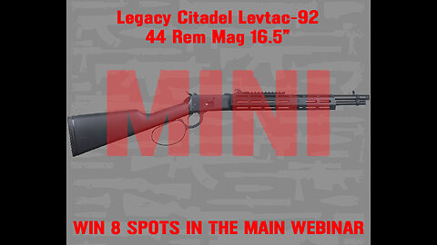 Legacy Citadel Levtac-92 MINI #1 FOR 8 SPOTS IN THE MAIN WEBINAR