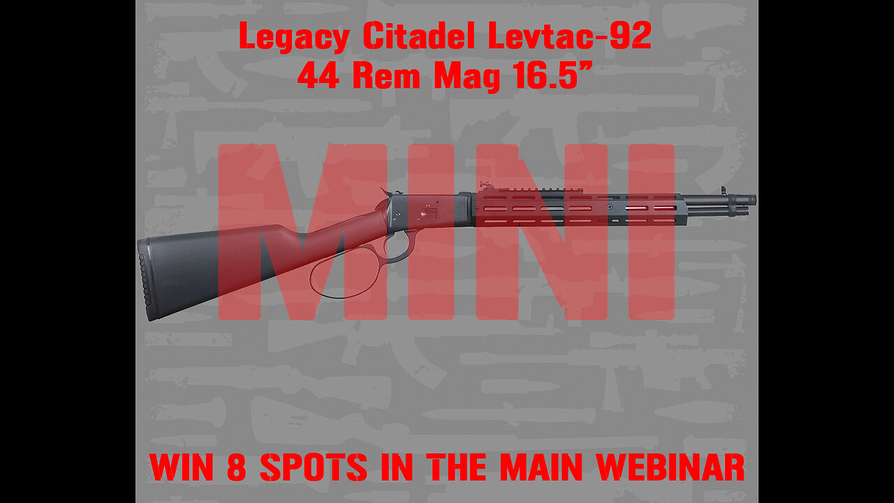Legacy Citadel Levtac-92 MINI #1 FOR 8 SPOTS IN THE MAIN WEBINAR