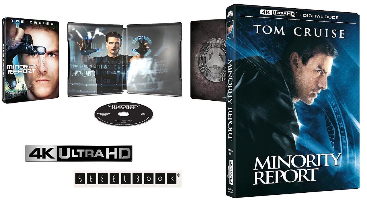 Minority Report [4K UHD & Blu-ray Steelbook & Standard Editions]