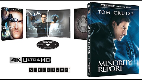 Minority Report [4K UHD & Blu-ray Steelbook & Standard Editions]