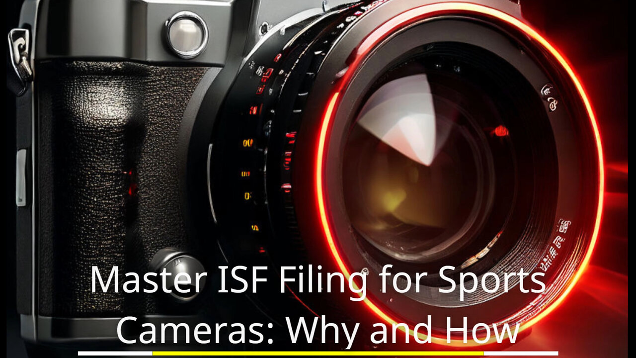 ISF for Sports Cameras: A Must-Know for Importing Success