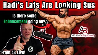 What's going on with Hadi Choopan's lats?