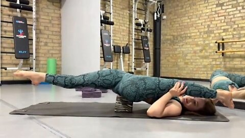 Beautiful flexibility workout