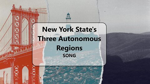 New York State's Three Autonomous Regions (Divide New York Song) Music Video (PLEASE SHARE)