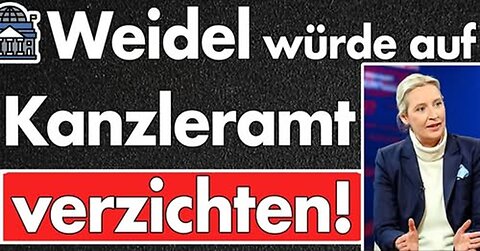 Wahre Größe! Dafür würde Alice Weidel auf die Kanzlerschaft verzichten: Zuerst das Land!